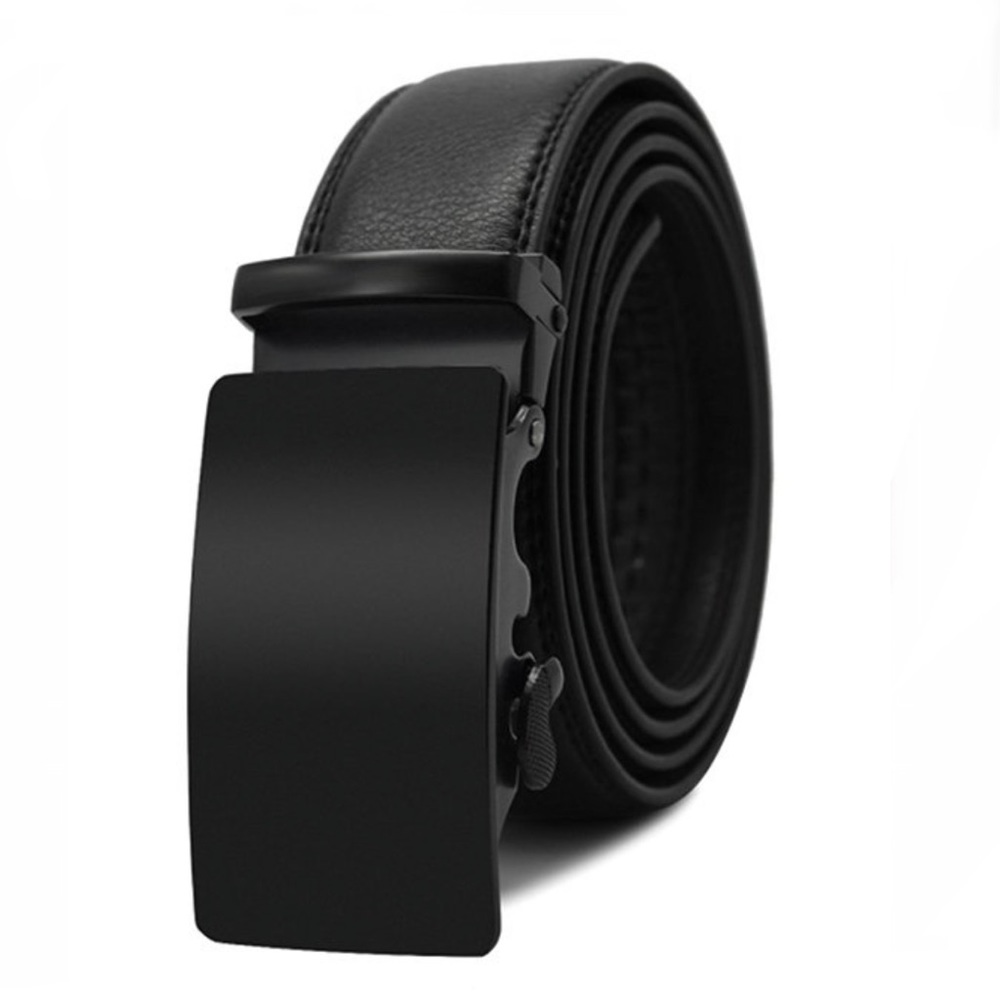 Matte Buckle Leather Belt 26-54” adjustable